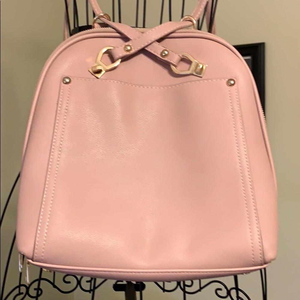 Pink Backpack Purse